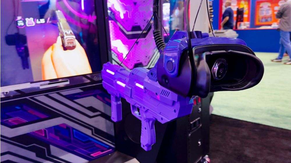 SEGA VR Virtual Reality Agent Arcade Machine Game