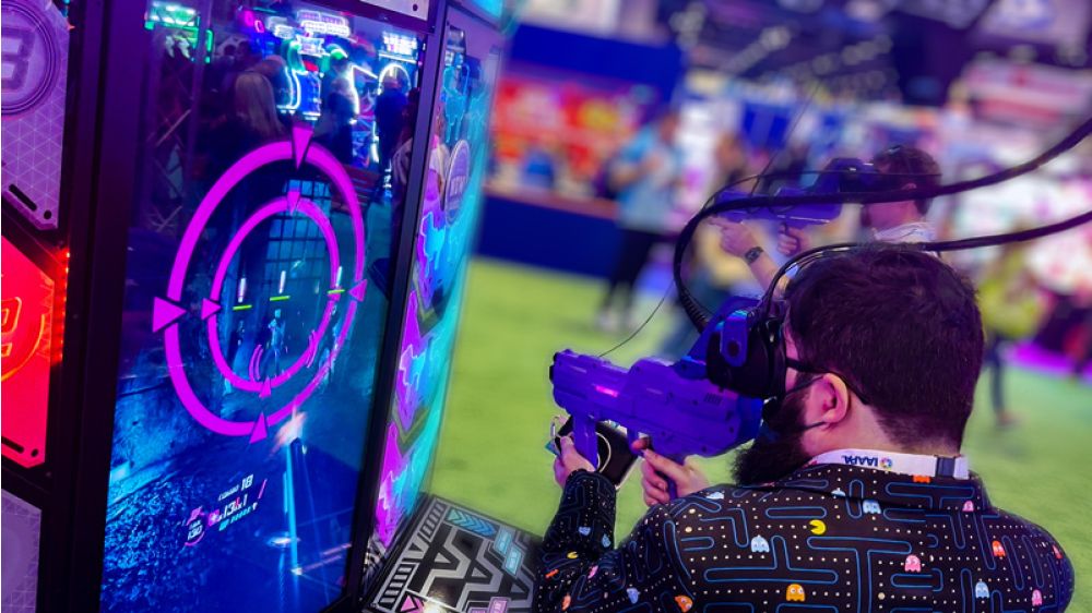 SEGA VR Virtual Reality Agent Arcade Machine Game